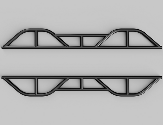 Toyota LandCruiser 200 Series (2008-2021 - 4 Door Wagon) DOUBLE KICKOUT Design